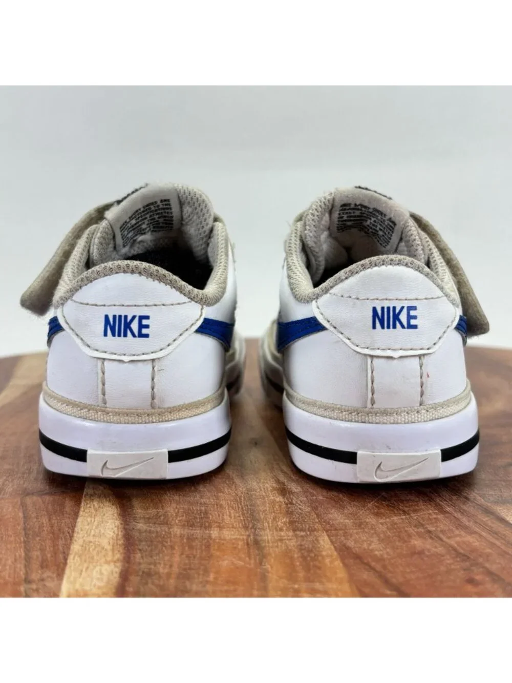 Nike Toddler Size 9C COURT LEGACY (TDV) White Game Royal Black DA5382 101